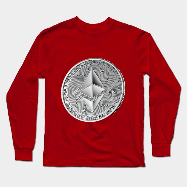 Ethereum Long Sleeve T-Shirt by GarryX